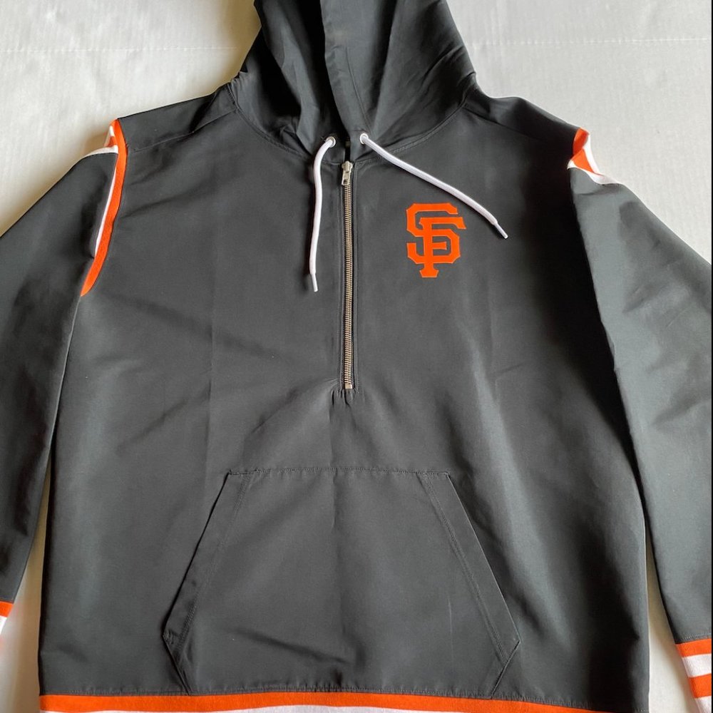 PINK San Francisco Giants Half-Zip Jacket - MEDIUM